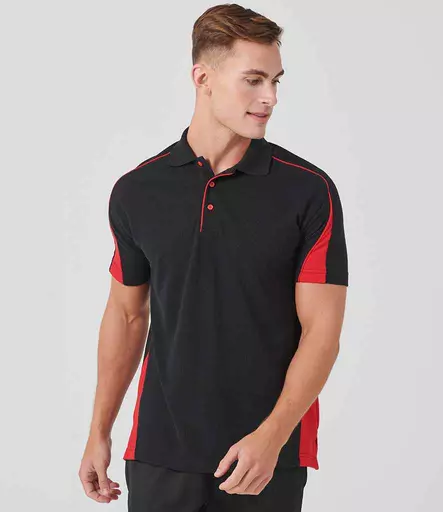 Finden + Hales Club Poly/Cotton Piqué Polo Shirt