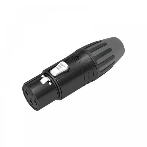 Seetronic 3-Pin Female XLR Black SCMF3-B