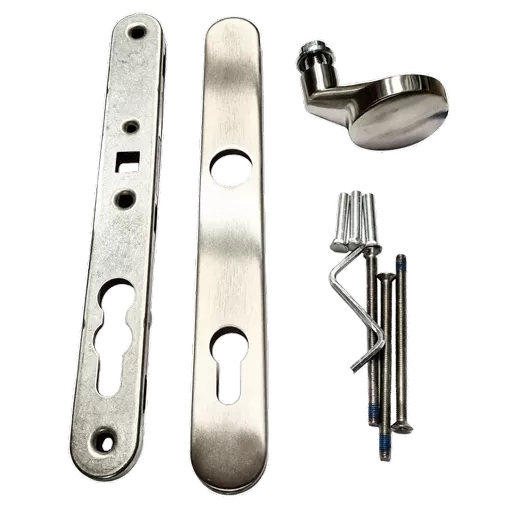 GU B-72640-61-0-8 BKS Narrow Stile Half-Set Knob With Backplate