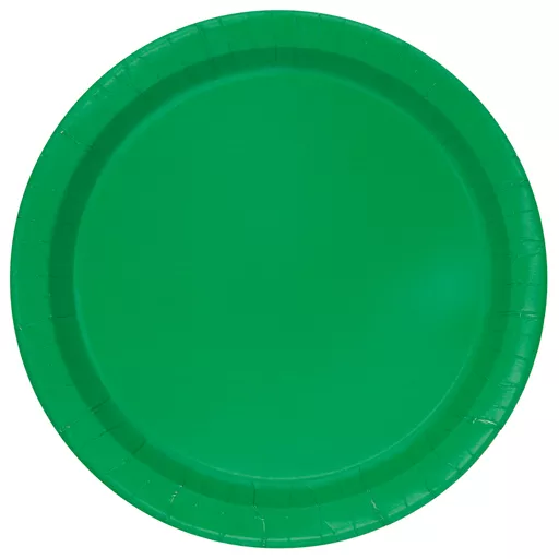 Emerald Green Paper Plates