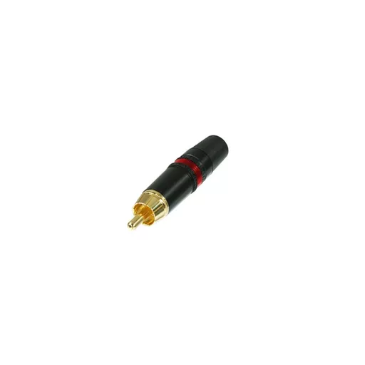 Neutrik NYS373 Phono Plug with Gold Plated Contacts (Red)