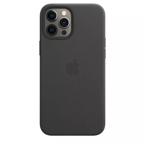 Apple iPhone 12 Pro Max Leather Case with MagSafe - Black