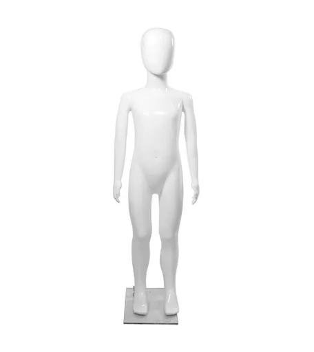Age 2 - 4 Gloss White Faceless Child Mannequin