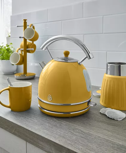 1.8 Litre Yellow Dome Kettle