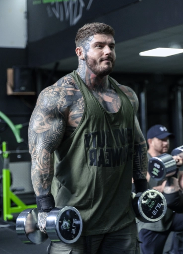 Black on Military Green