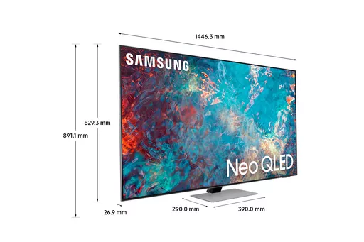 Samsung QE65QN85AAT 165.1 cm (65") 4K Ultra HD Smart TV Wi-Fi Silver