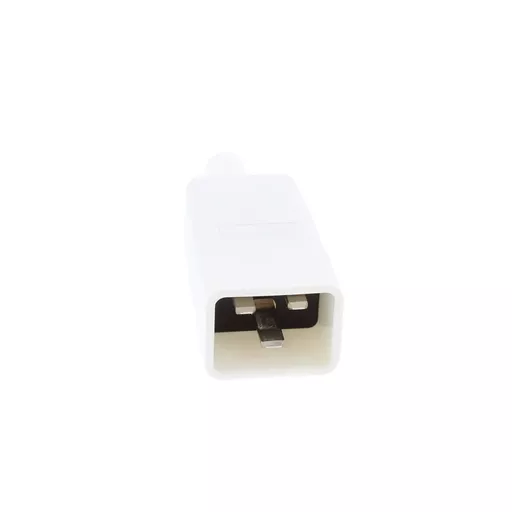 IEC C20 Rewirable - Straight (16A, 250V), White