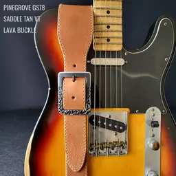 GS78 tan lava Pinegrove guitar strap ANNO.jpg