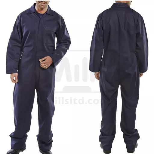 Flame Retardant Coverall - Navy Blue
