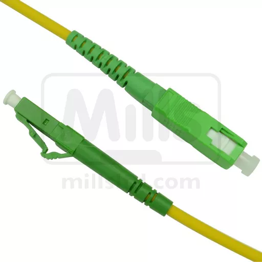 1m SC/APC to LC/APC Ruggedised Simplex Patch Cord