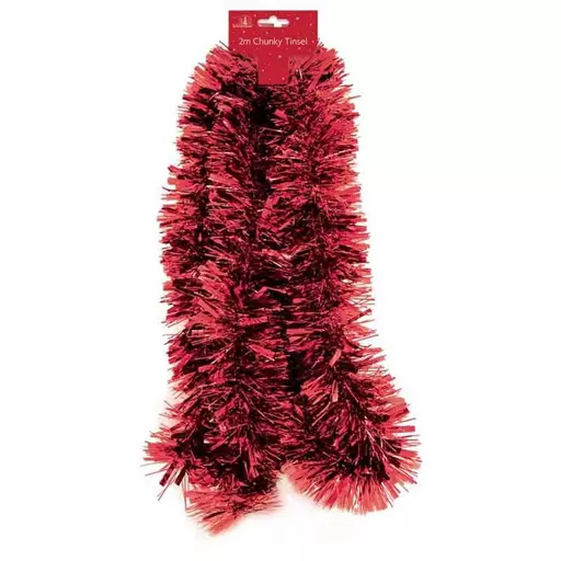 Chunky Tinsel - Red