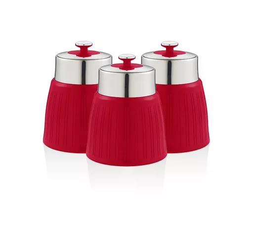 Swan Retro Set of 3 Cannisters