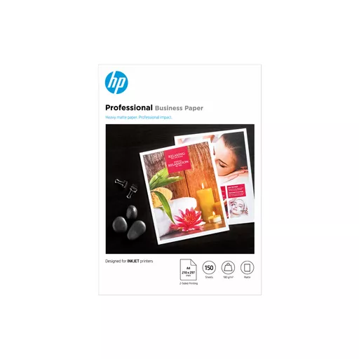 HP Professional Business Paper, Matte, 180 g/m2, A4 (210 x 297 mm), 150 sheets