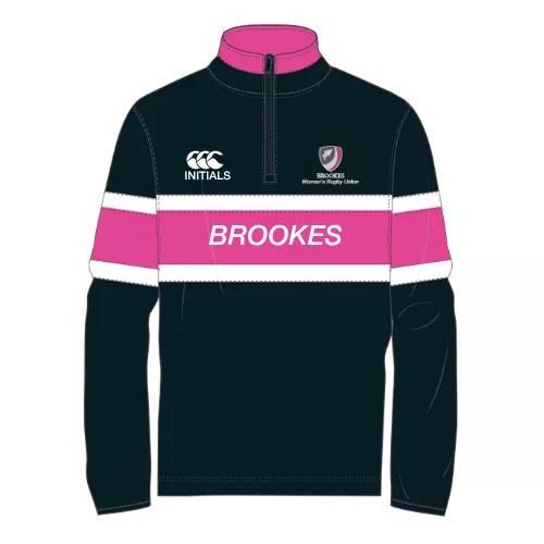 PRE-ORDER Oxford Brookes University Women's Rugby Union Unisex Retro 1/4 Zip Fleece