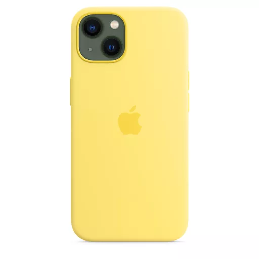 Apple iPhone 13 Silicone Case with MagSafe - Lemon Zest