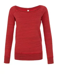 Women's Sponge Fleece Wide Neck Sweatshirt