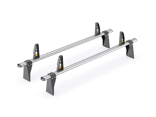 Ford Transit 2000-2014 L1,L2,L3, H2 - ULTI Bar+ (Aluminium) - 2 Roof Bars
