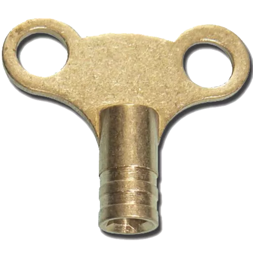 ASEC Brass `Clock Style` Radiator Key