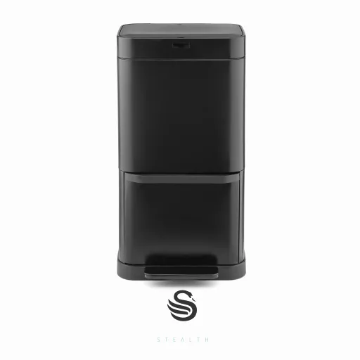 70L Dual Recycling Sensor Bin