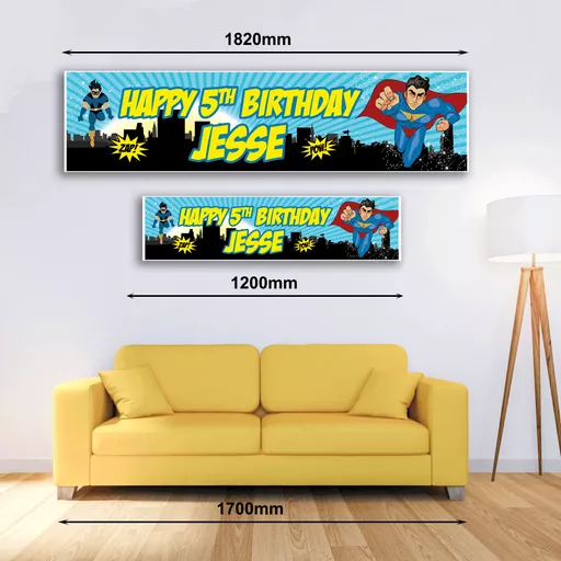 Personalised Banner - Superhero