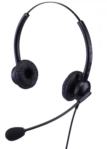 Eartec 308D Headset Wired Head-band Office/Call center Black