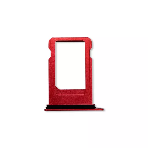 Sim Card Tray (Red) (CERTIFIED) - For iPhone 8 Plus