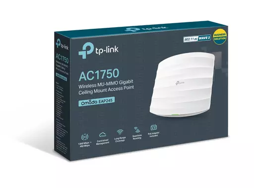 TP-Link EAP245 wireless access point 1300 Mbit/s White Power over Ethernet (PoE)