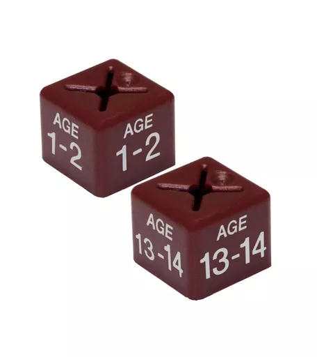 Coloured Children's Size Cube - Pack of 50