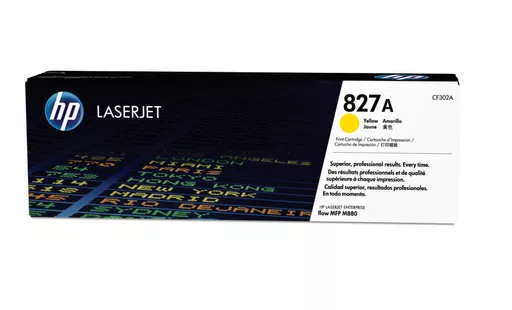 HP CF302A/827A Toner yellow, 32K pages ISO/IEC 19798 for HP Color LaserJet M 880