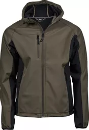 Men's Hooded Lightweight Performance Softshell