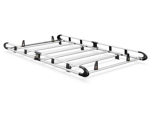 Ford Transit Custom 2013-2023 L1, H1 Tailgate - ULTI Rack+ (Aluminium) - 6 Bar Roof Rack