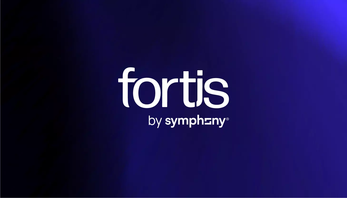 Feature Image of the Fortis wordmark on the a purple gradient background