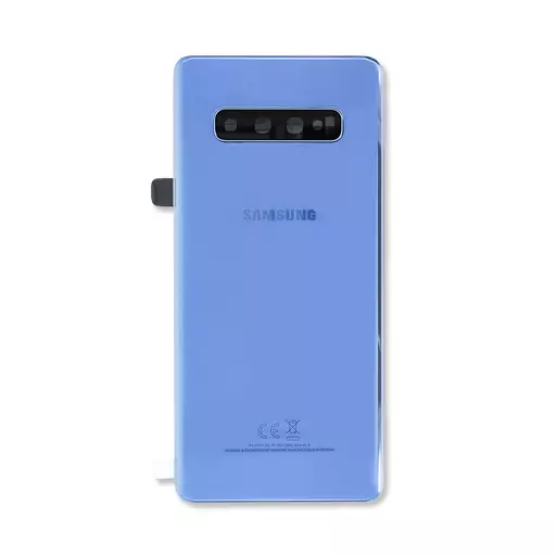 Back Cover w/ Camera Lens (Service Pack) (Prism Blue) - For Galaxy S10 (G973)
