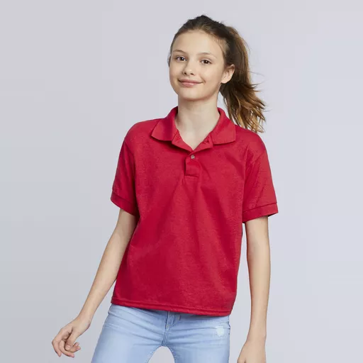 DryBlend® Youth Double PiquÈ Polo