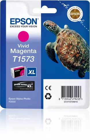 Epson C13T15734010/T1573 Ink cartridge magenta 25.9ml for Epson Stylus Photo R 3000