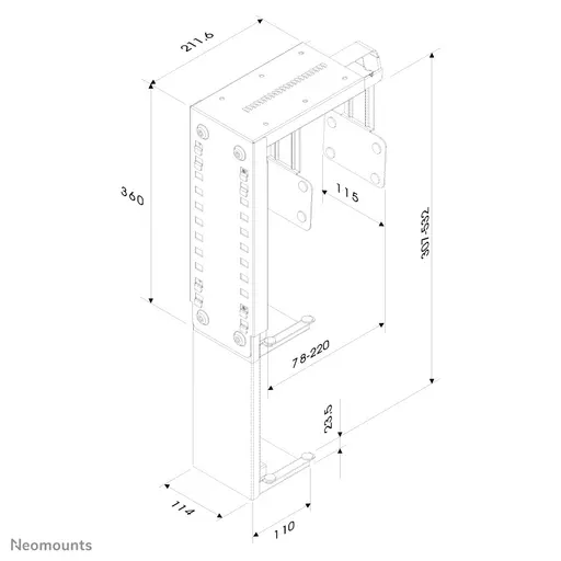 Neomounts cpu holder