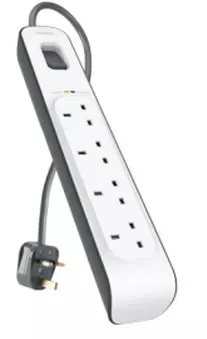 Belkin BSV400AF2M surge protector White 4 AC outlet(s) 2 m