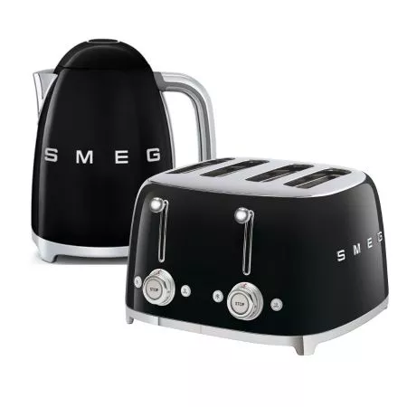 Smeg Kettle & 4 Slice Toaster