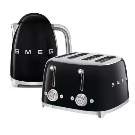 Smeg Kettle & 4 Slice Toaster