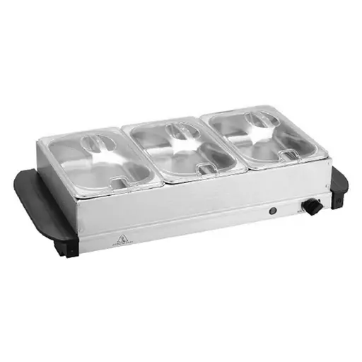 3 Tray Stainless Steel Buffet Server