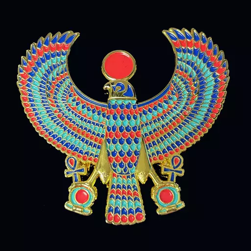 Tutankhamun Winged Horus Pectoral Brooch