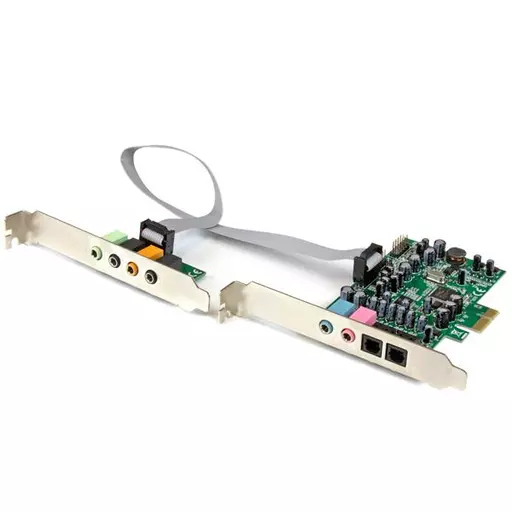 StarTech.com 7.1 Channel Sound Card - PCI Express, 24-bit, 192KHz