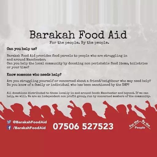 Food Bank donations being taken at Saturday's game vs Runcorn Town.  