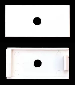 1 x 6.3mm Hole (Cut-out) Euro Module