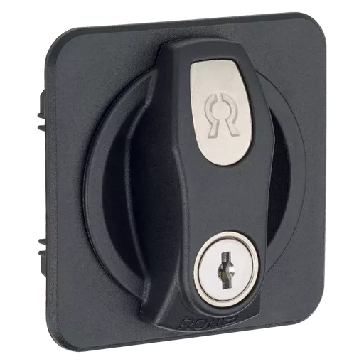 RONIS 23900 Master Keyed Black Flush Fit Handle