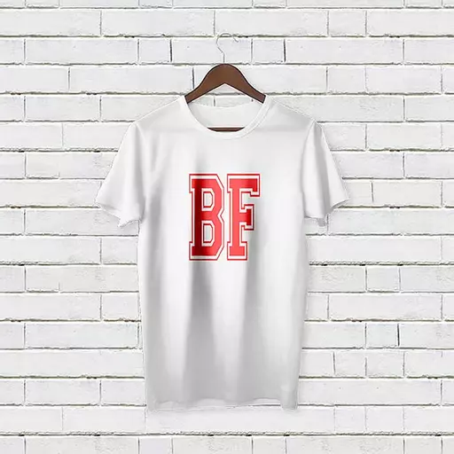 Personalised BoyFriend 'BF' T-Shirt