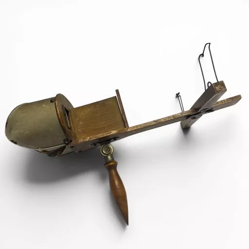 Vintage Wooden Stereoscope and Image Photocards