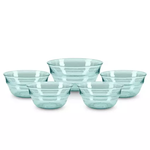 Fresco Reusable Plastic Serving Bowl Set