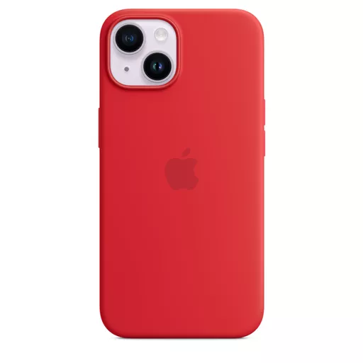 Apple iPhone 14 Silicone Case with MagSafe - (PRODUCT)RED