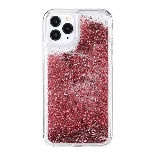 GlitterFall for iPhone 14 Plus - Rose Gold